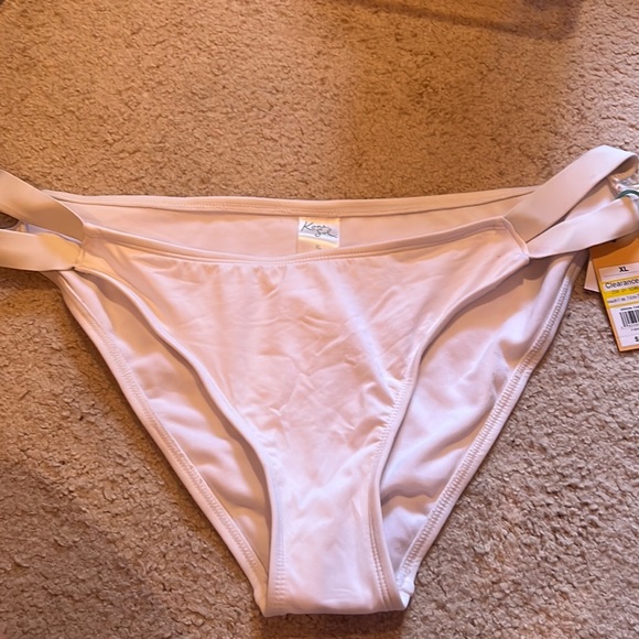 Kona Sol Swim Nwt White Bathing Suit Bottoms Poshmark